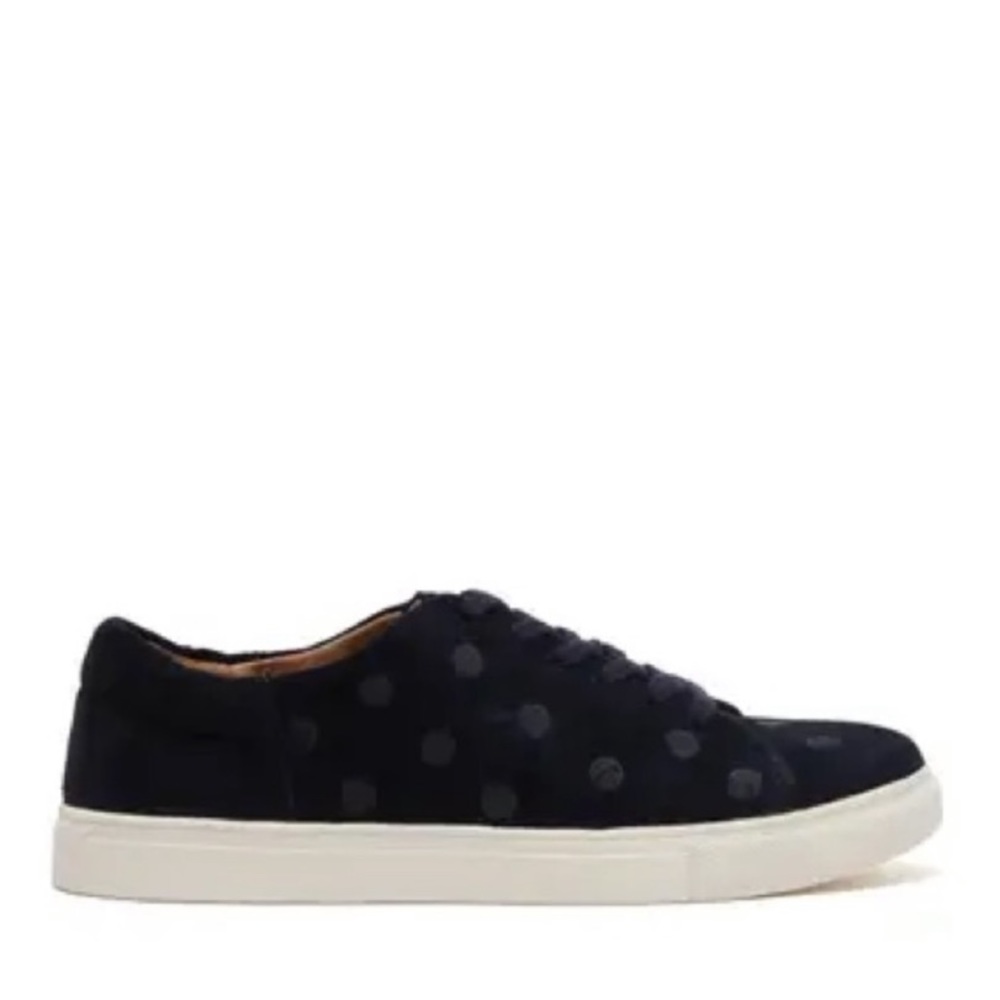 Joules Leather Polka Dot Sneakers
